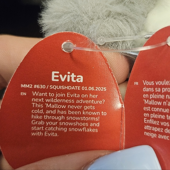 NWT Evita The Bigfoot Micromallow Squishmallow - Picture 7 of 7
